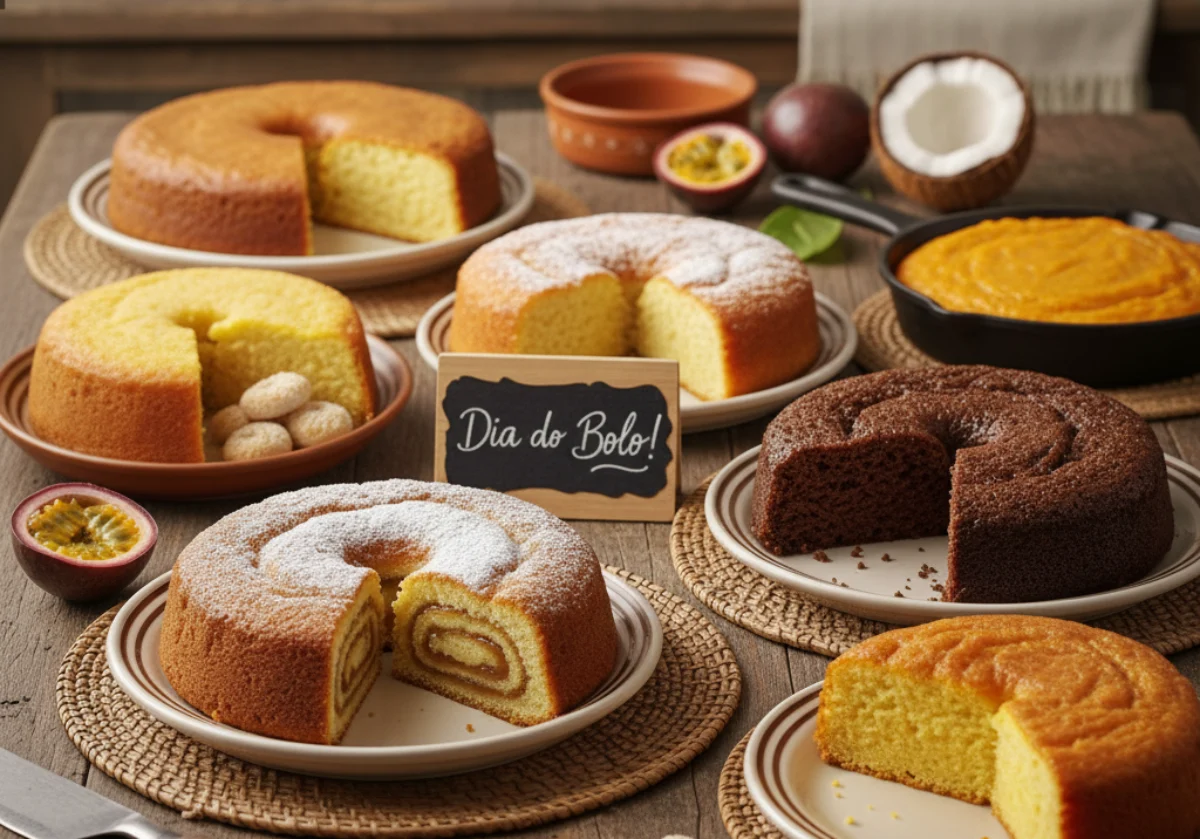Dia do Bolo imagem IA