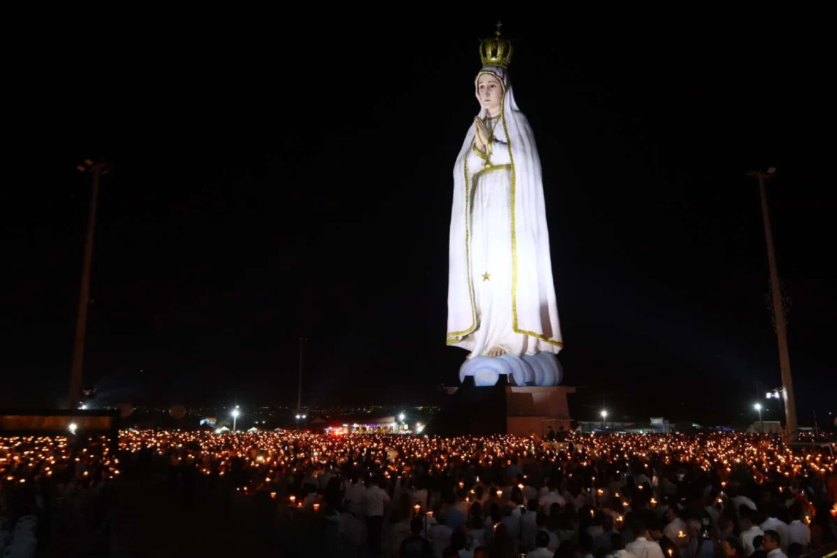Estátua de Nossa Senhora de Fátima no Crato foto divulgação