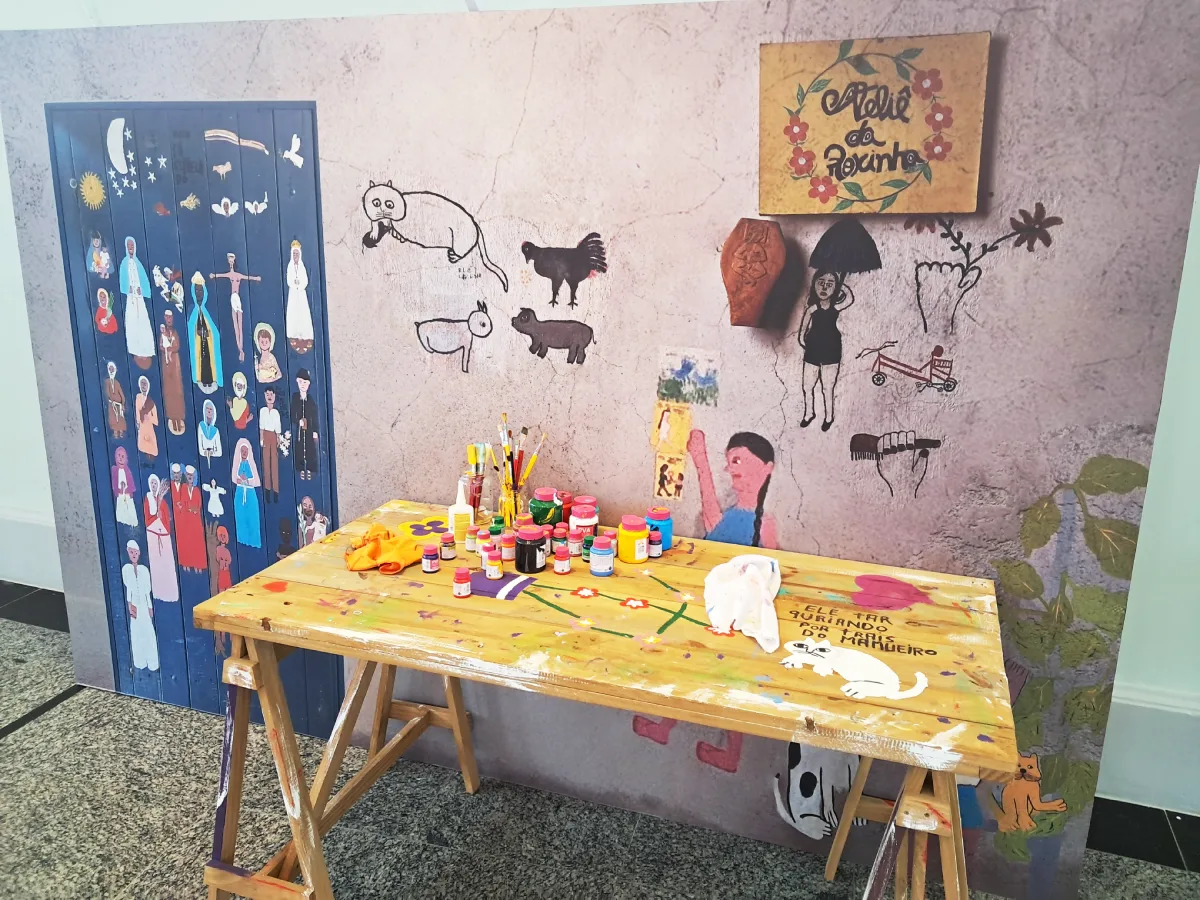 Exposição Roxinha Lisboa em Recife foto Máximo Serpa