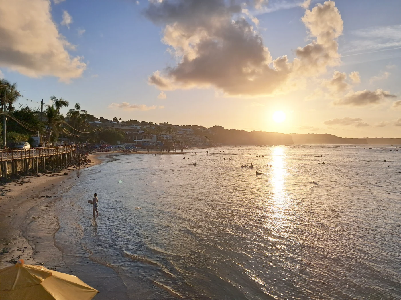 Por do Sol na Praia da Pipa foto Máximo Serpa