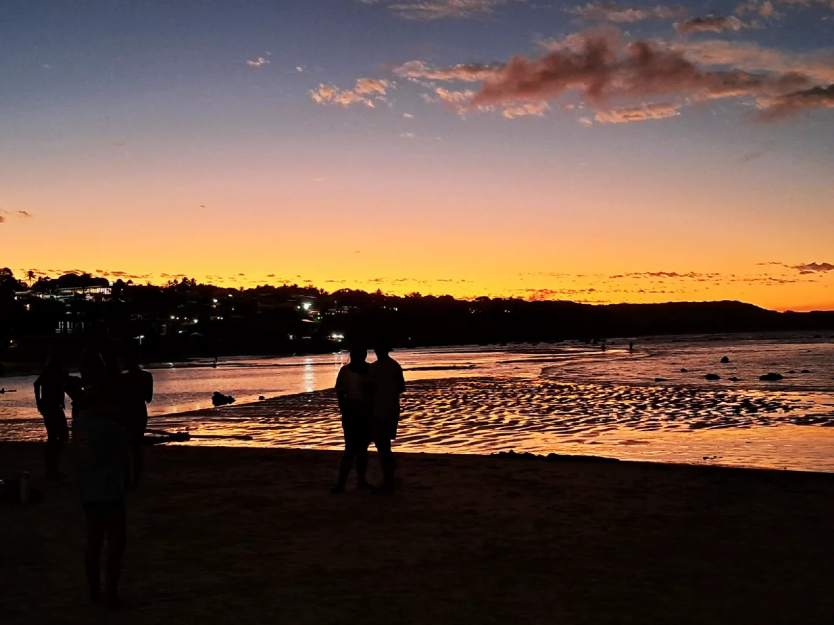 Por do sol na Praia da Pipa foto Máximo Serpa