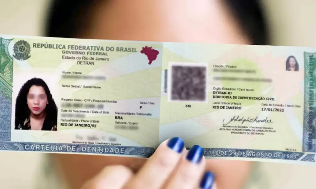 RG nacional foto detran RJ