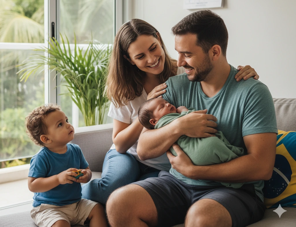 licença Paternidade foto IA