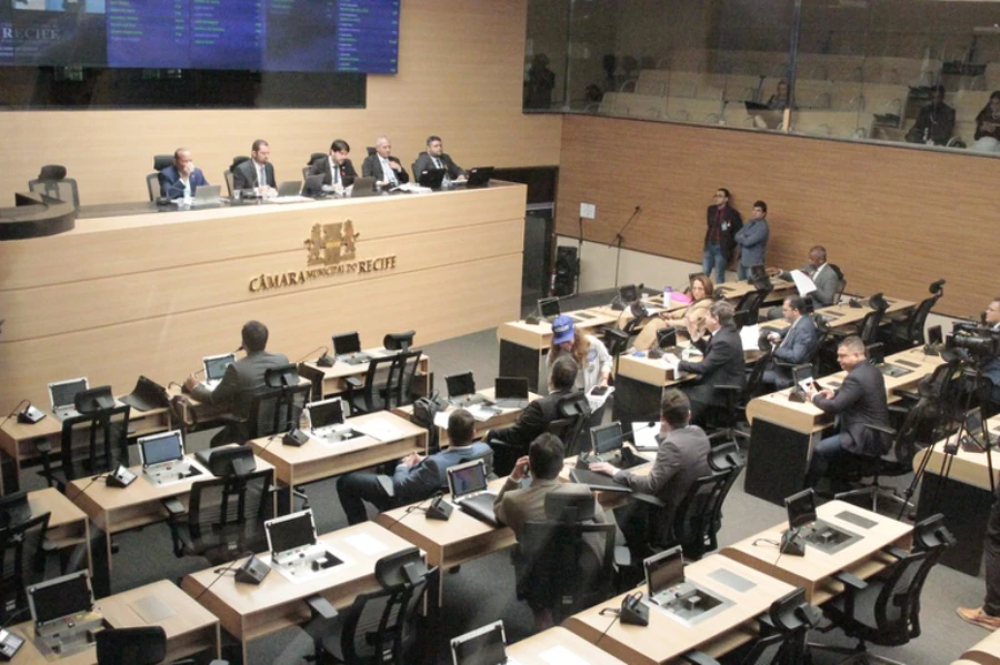 plenário da camara de recife