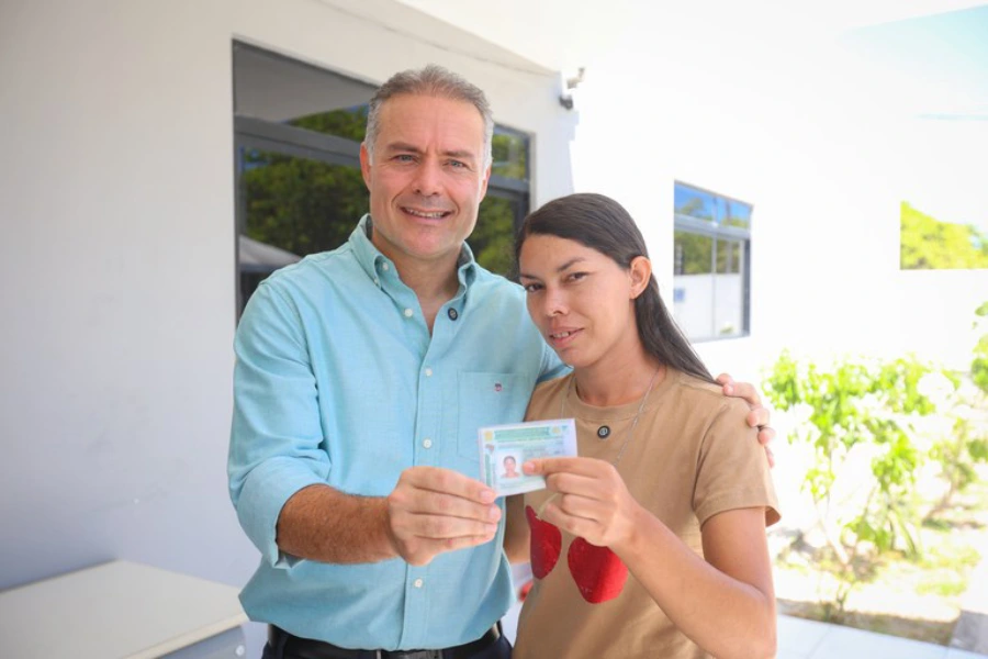 Primeira brasileirama tirar Habilitação no novo formato foto Felipe Brasil MT