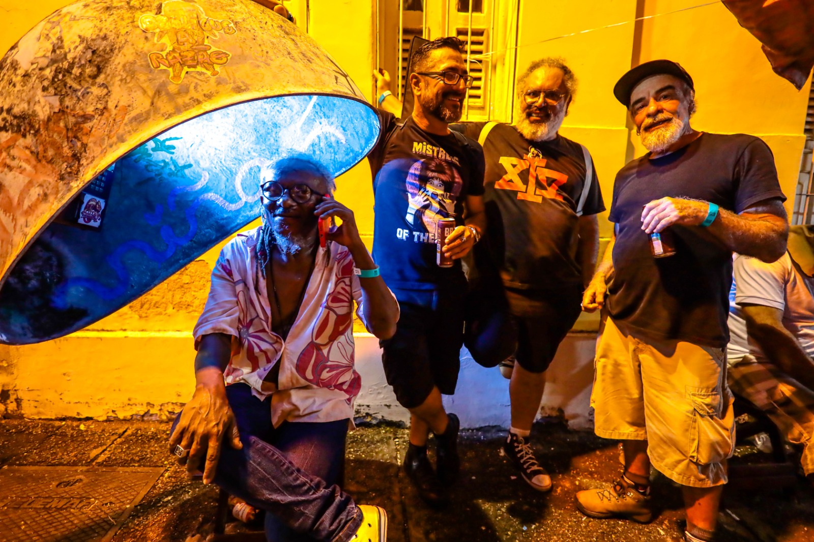 Escurinho e banda. Foto: Divulgação