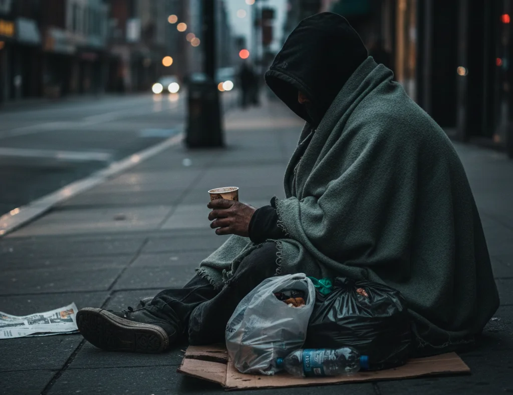 homem em situação de rua