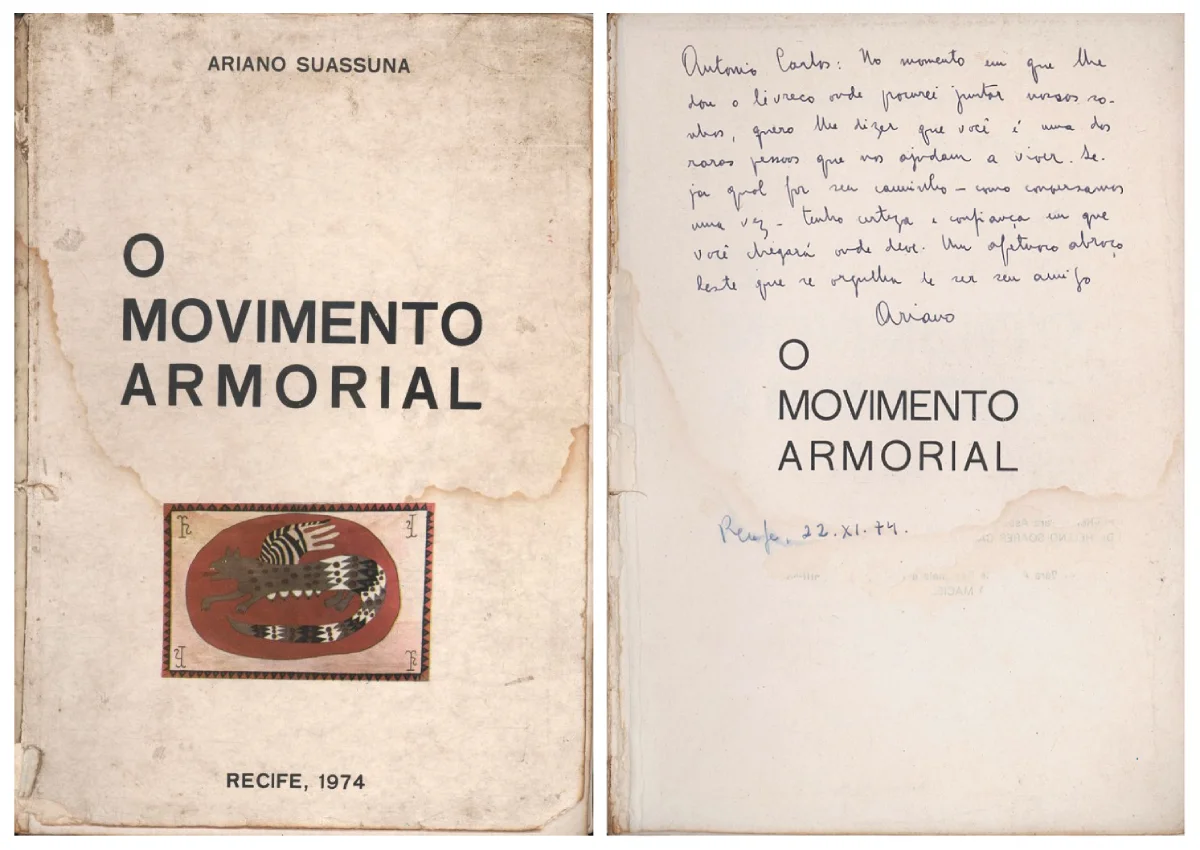 inicio do livro de Ariano Suassuna foto reprodução