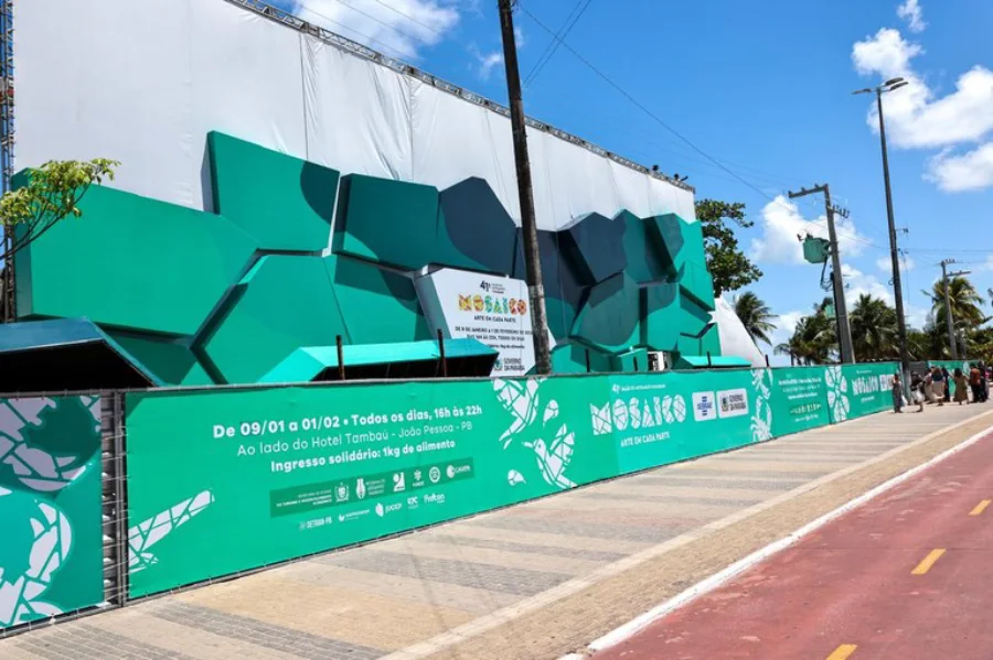 Fachada do Salão do Artesanato 2026