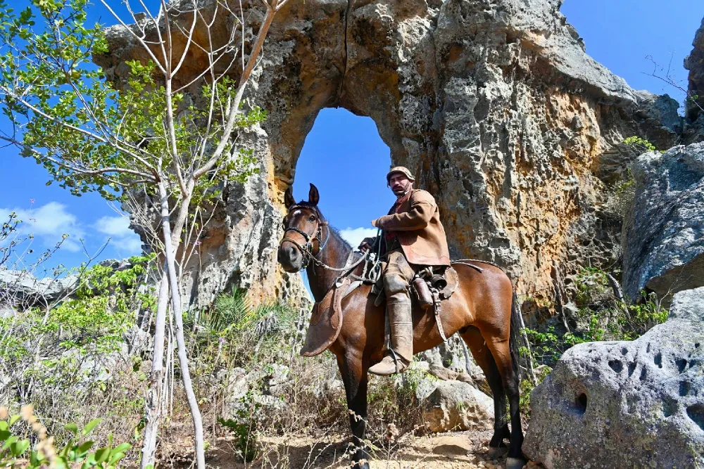 vaqueiro na caatinga