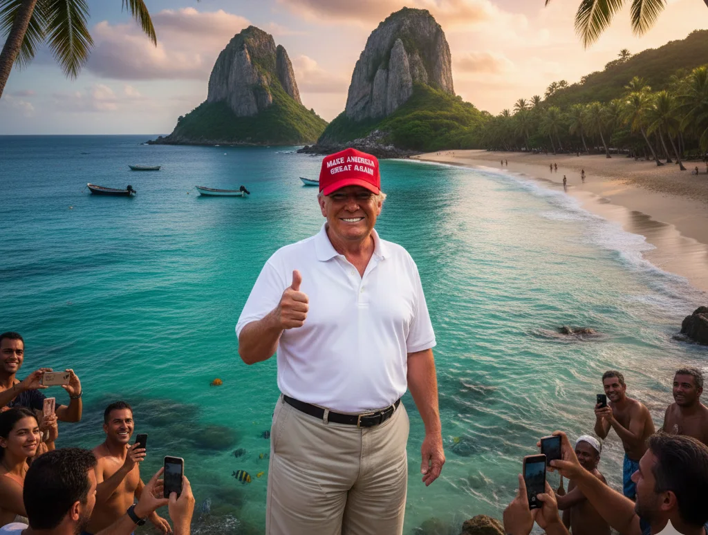 TRUMP EM NORONHA IA