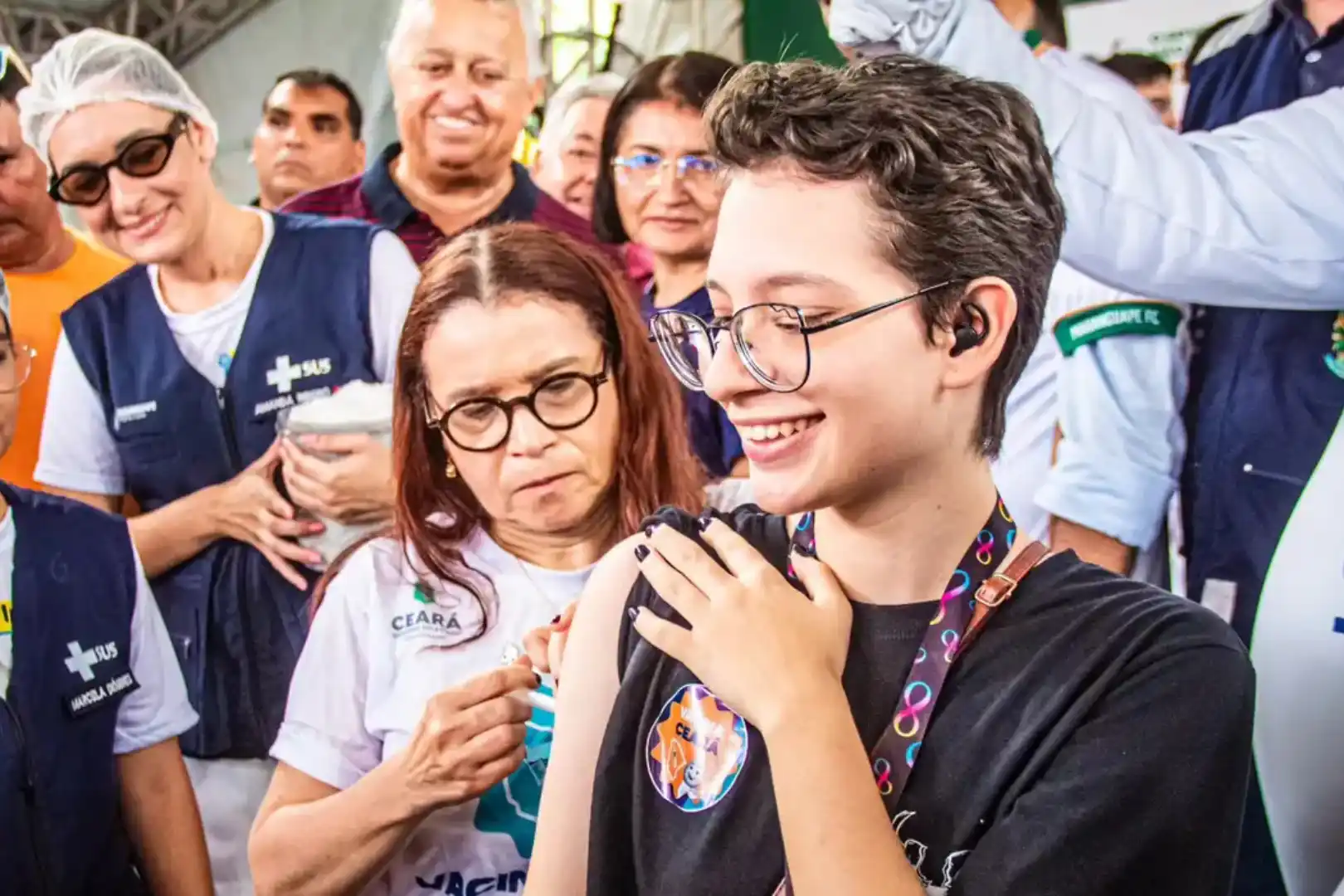 Vacinação contra a dengue em Maranguape. Foto_ Prefeitura de Maranguape