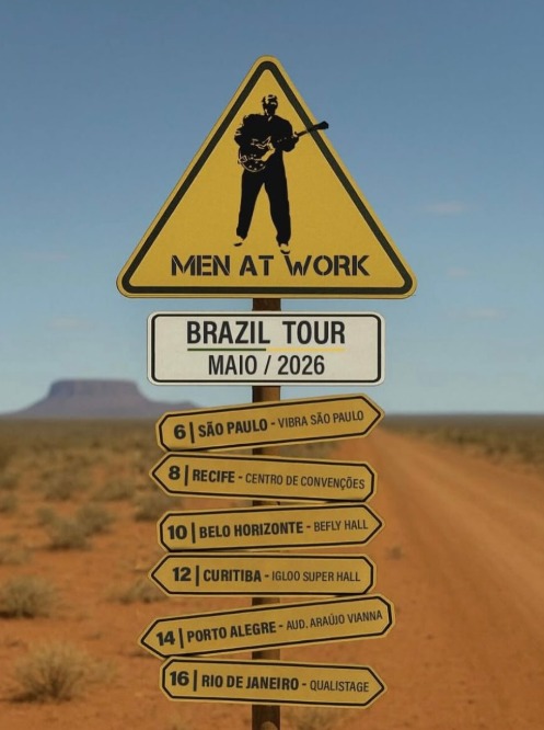 Datas da turnê do Men at Work no Brasil
