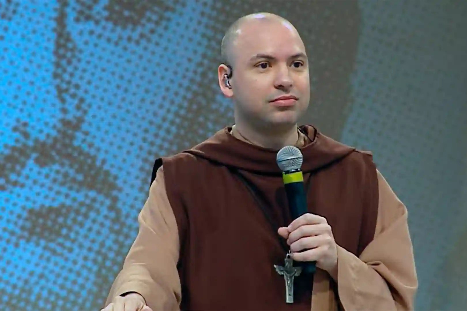 Frei Gilson. Foto_ Reprodução TV Canção Nova