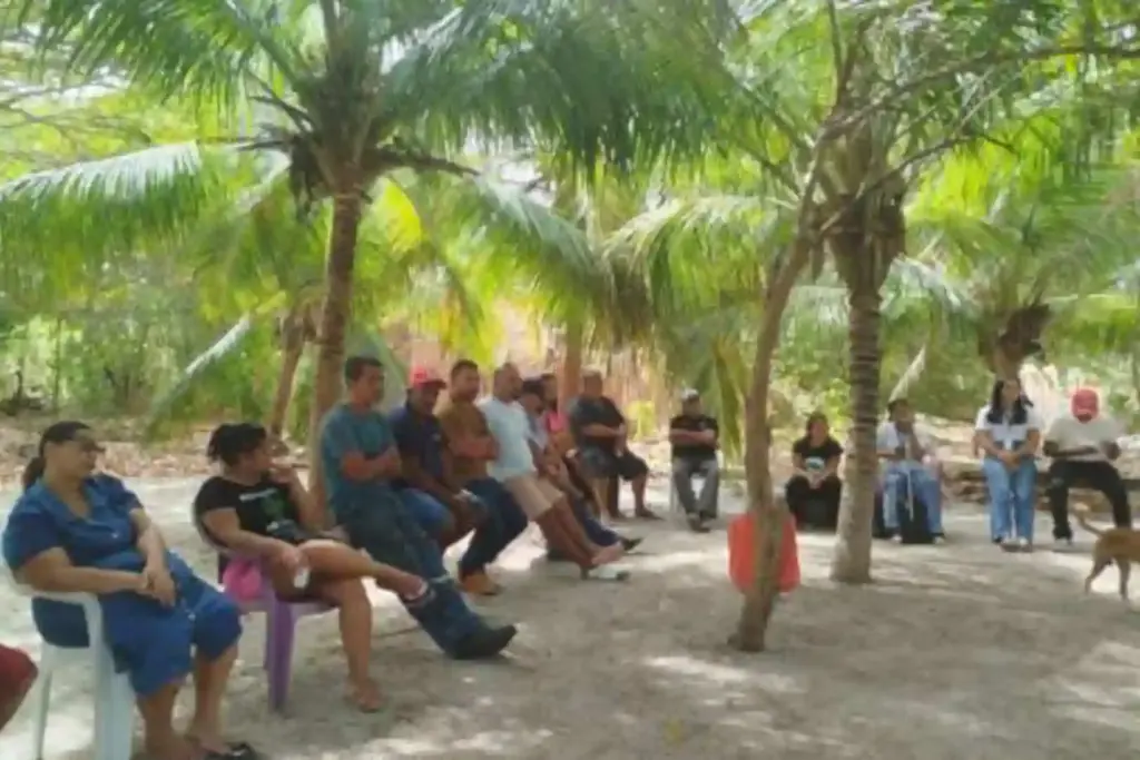 Mobilização dos moradores do Assentamento Esperança