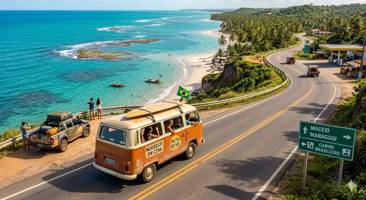Viagem de carro pelo Nordeste