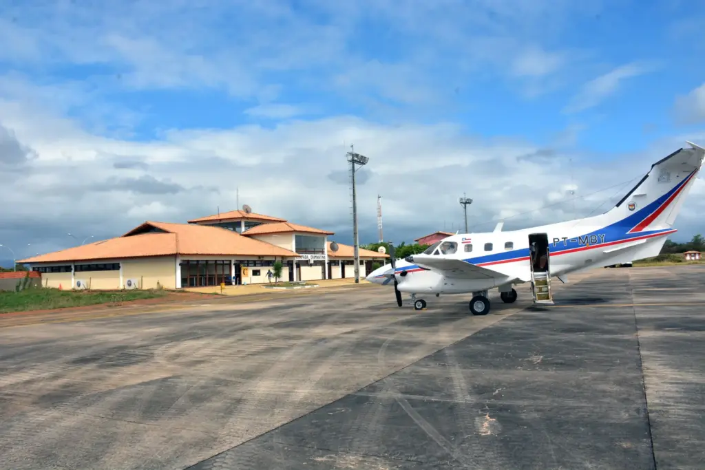 Aeroporto de Lençois . Foto: Ulgo Oliveira/Seinfra