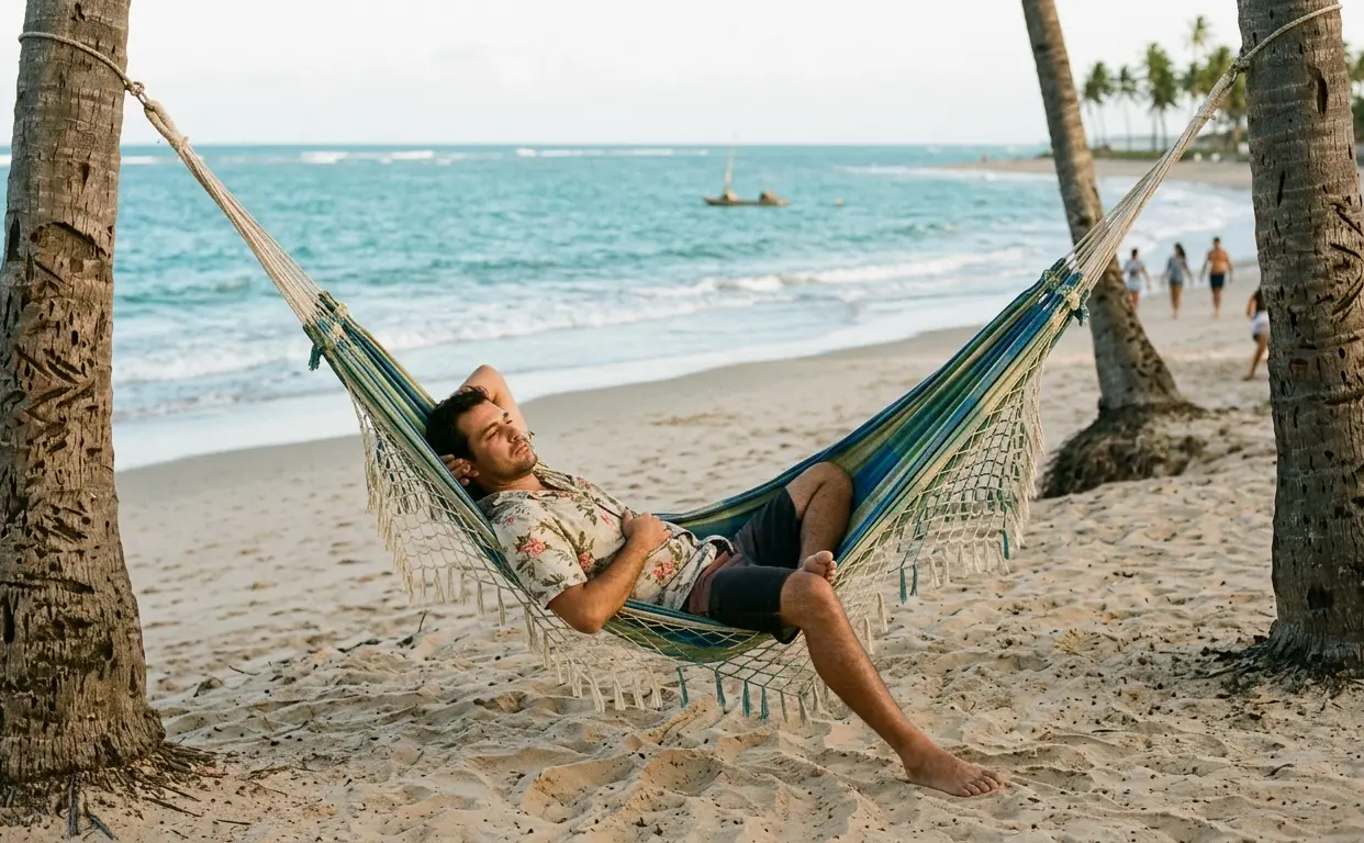 Dia do Trabalho o melhor é descansar foto IA