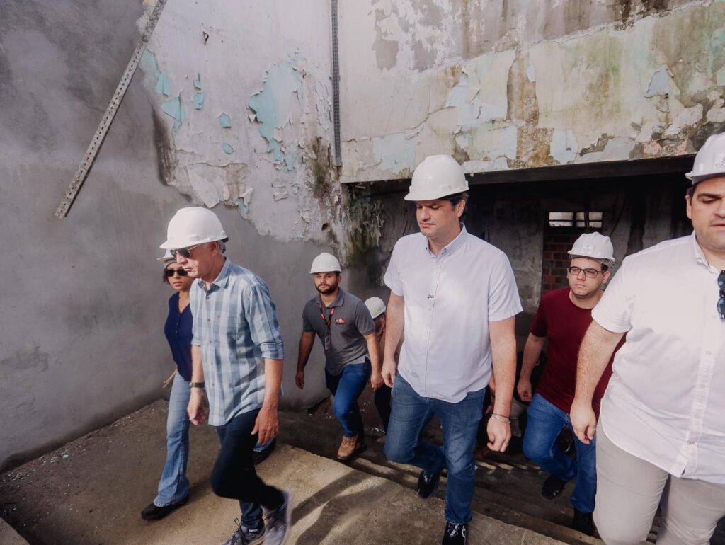 Leo Bezerra visita obras da Guarda Municipal