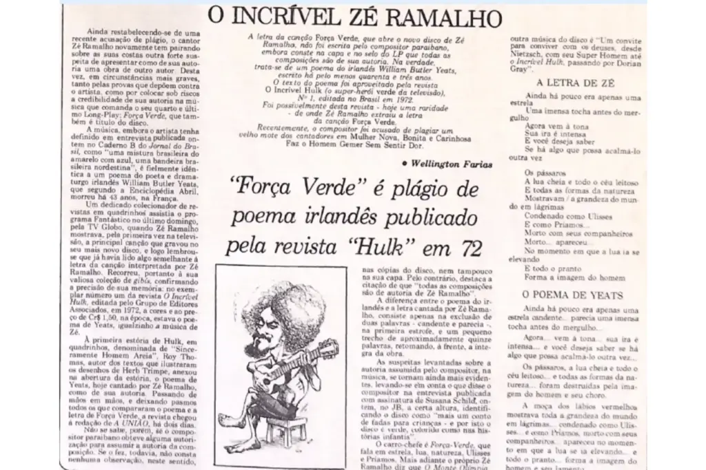 Cópia do jornal A União da época. Foto_ Reprodução