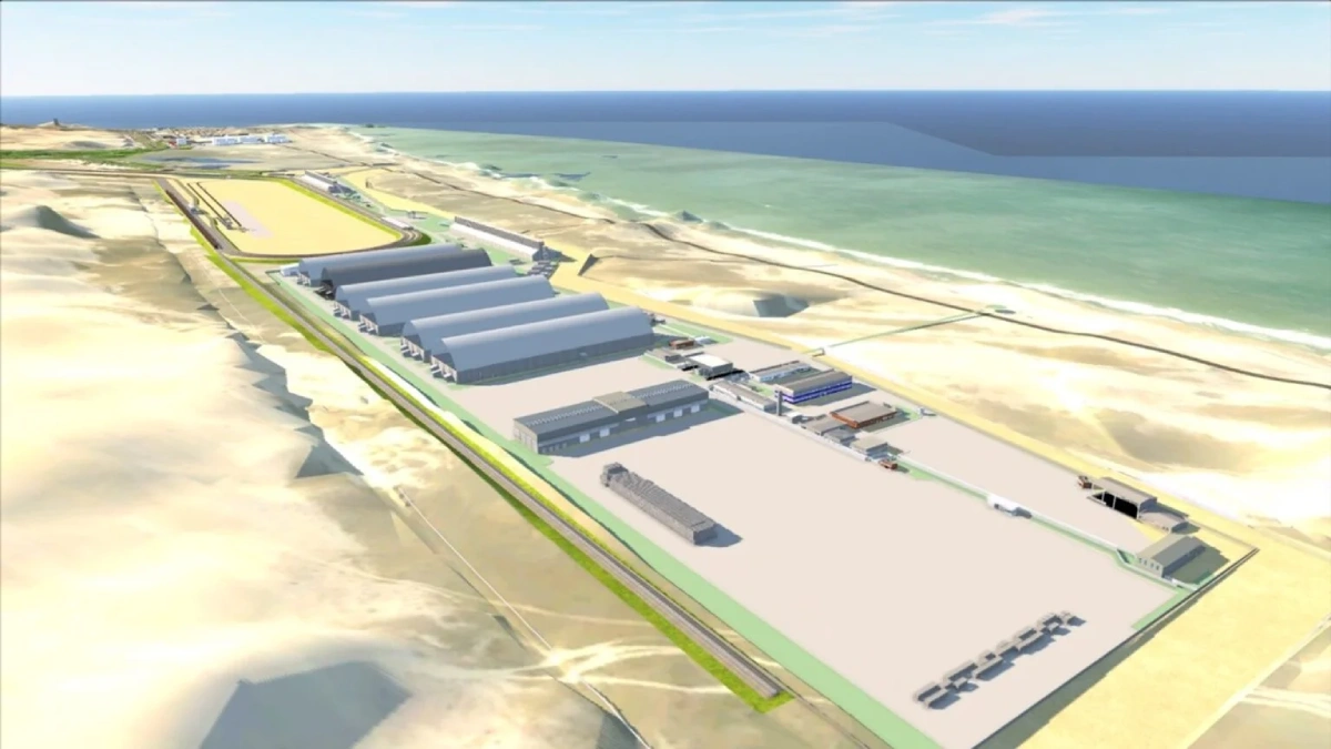 Projeto da TUP Nelog, terminal que vai integrar a Transnordestina ao porto do Ceará - Foto Divulgação Projeto