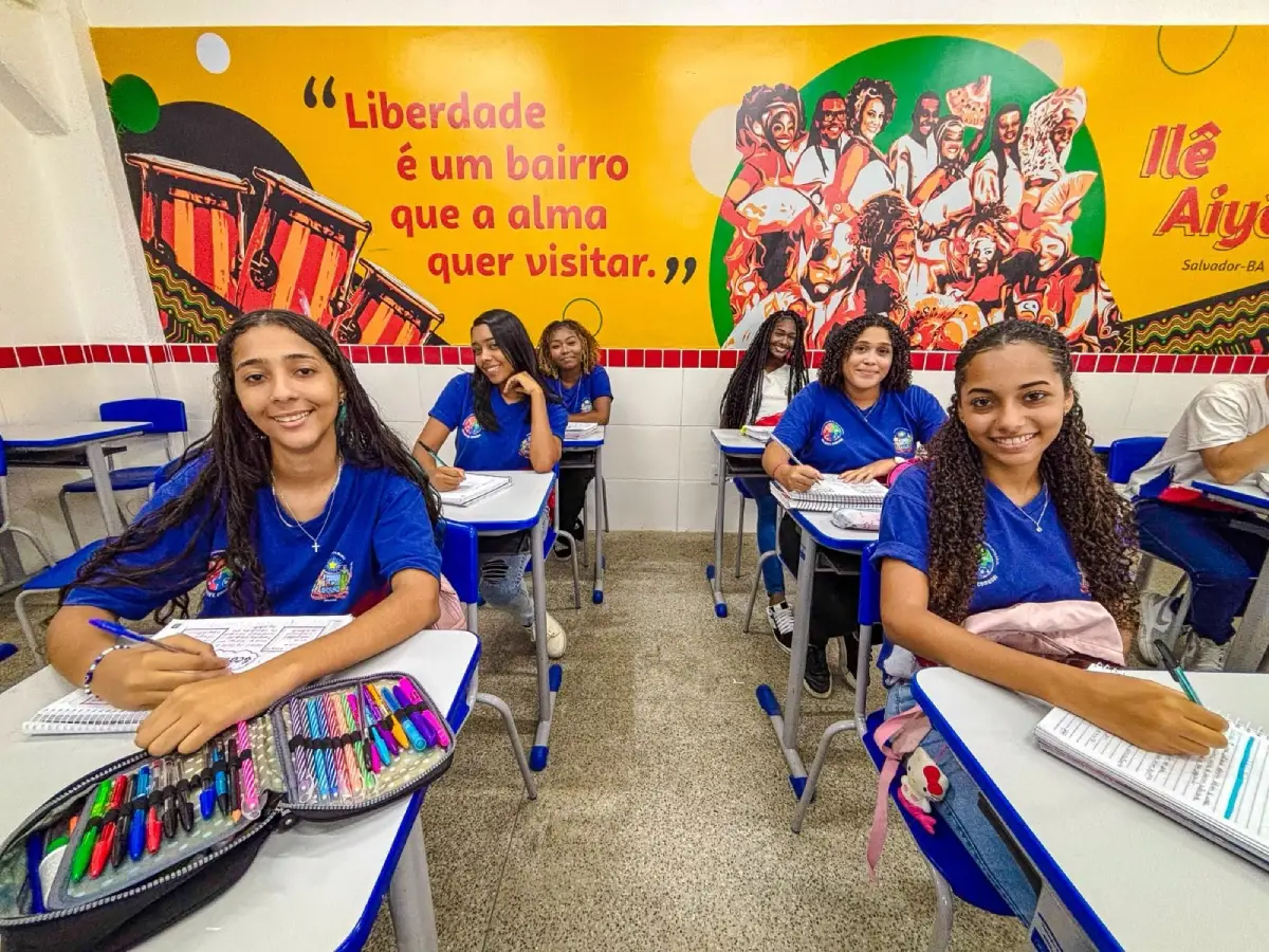 Rede Estadual da Bahia reduz evasão escolar Foto Viviane Macêdo