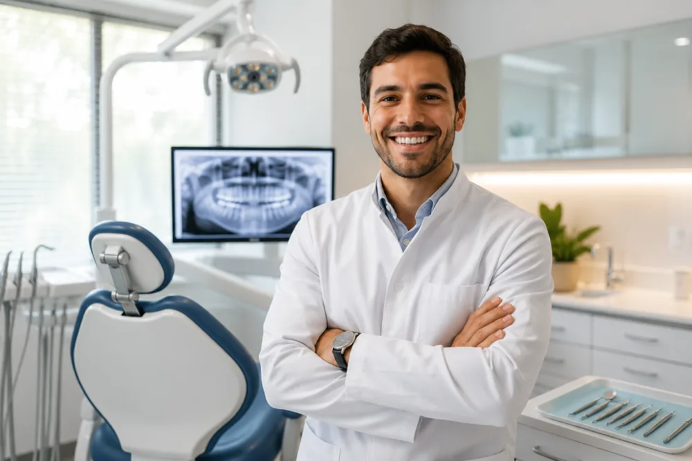 jovem dentista