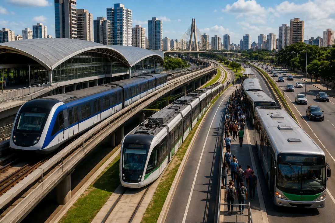 INVESTIMENTOS EM MOBILDADE via BNDS foto IA