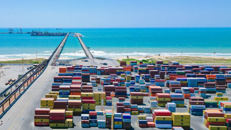 Porto do Pecém, em Caucaia (CE) Foto Ricardo Stuckert PR