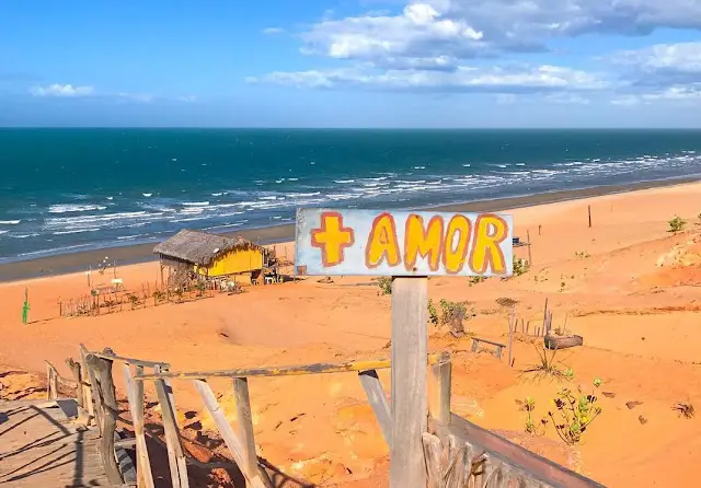 Praia de Cristóvão Areia Branca foto Joilson Garcia