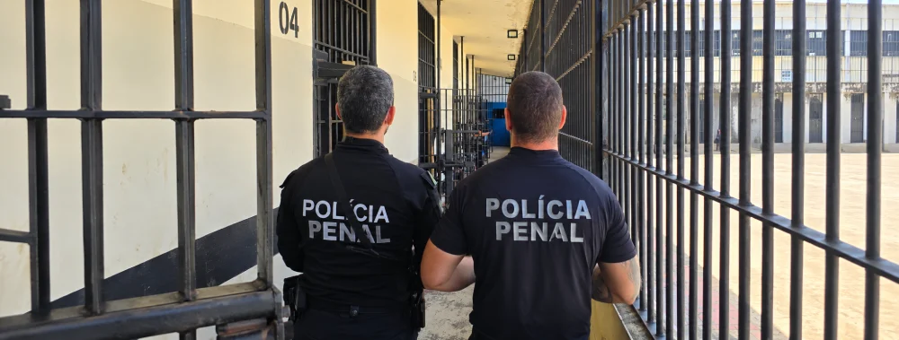policial penal em ação