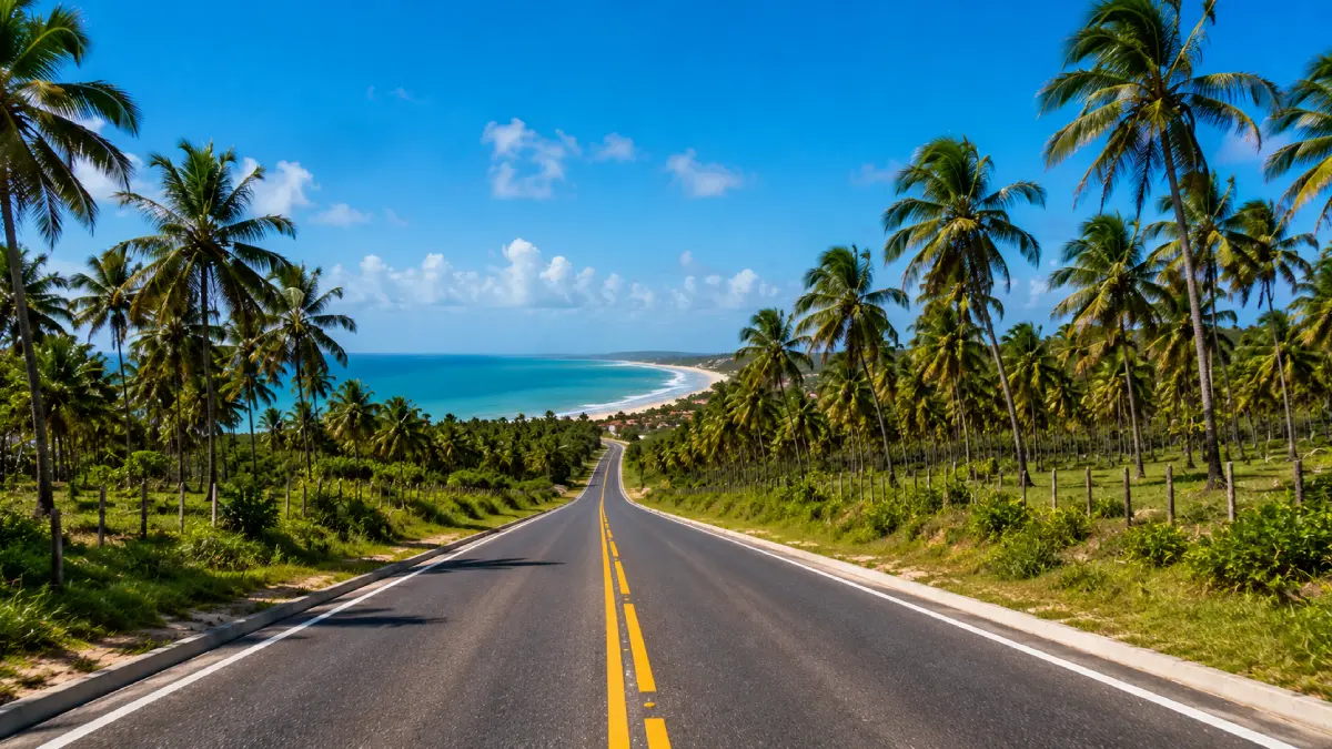 estrada litoral IA criação