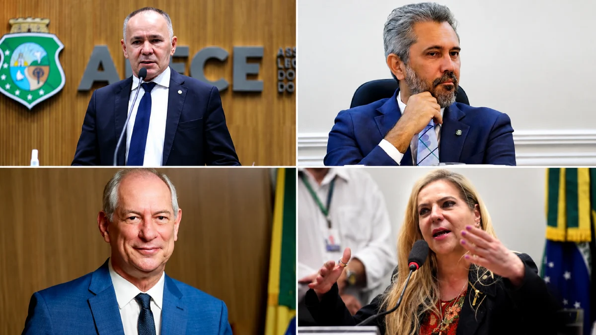 Cenário eleitoral no Ceara montagem NE9