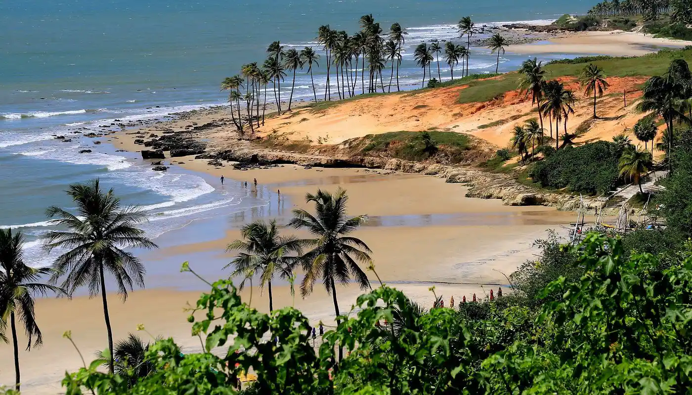 cartao postal da Praia da Lagoinha foto reprodução