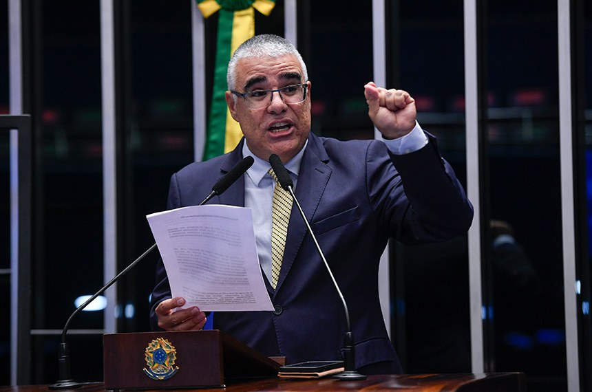 Girão na tribuna do Senado. Foto: efferson Rudy/Agência SenadoFonte: Agência Senado