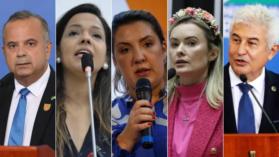 Flávio Bolsonaro ainda não definiu seu candidato a vice para 2026. Rogério Marinho, do RN, e Priscila Costa, do Ceará, estão entre os nomes cotados.