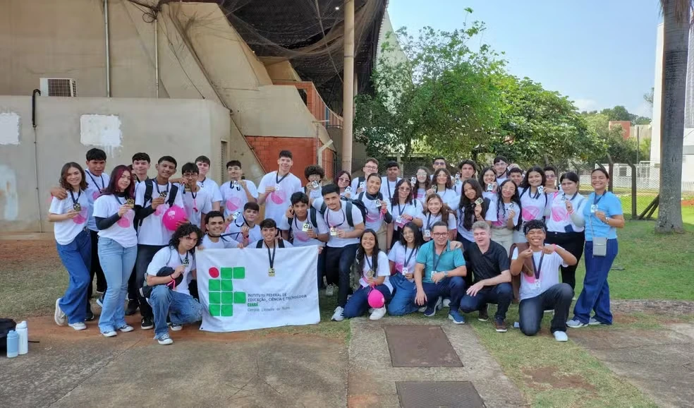 Alunos do IFCE Limoeiro do Norte (CE) foram medalhistas na Olimpíada Nacional em História do Brasil 2026. Foto IFCE Limoeiro do NorteReprodução