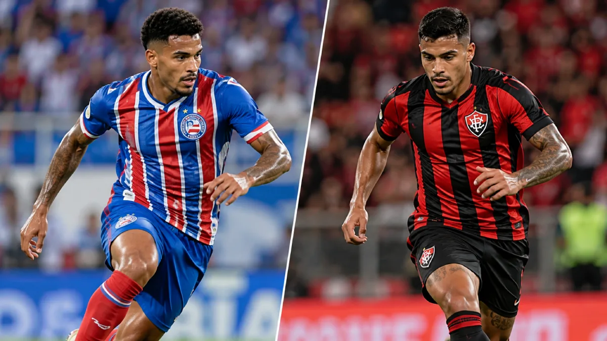 Bahia e Vitória se preparam para jogos da 32ª rodada do Brasileirão Série A.