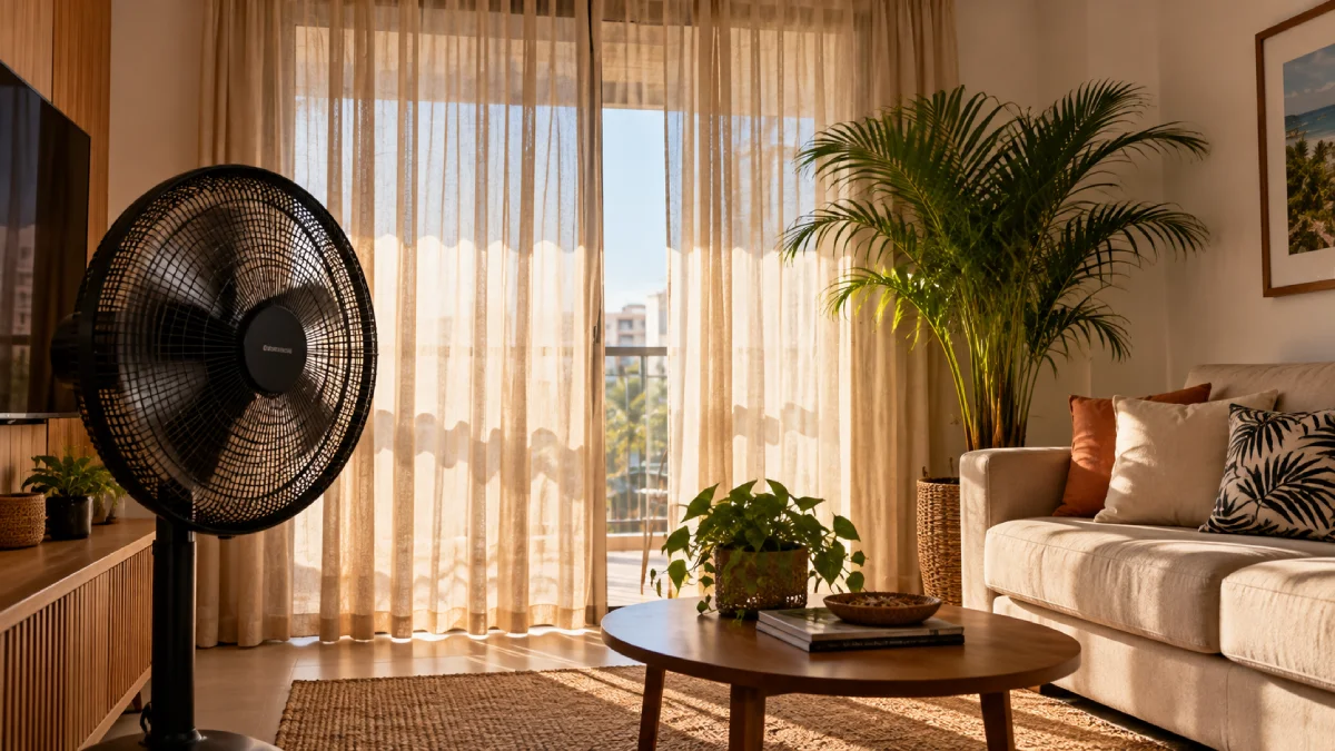 Sala aconchegante com luz natural