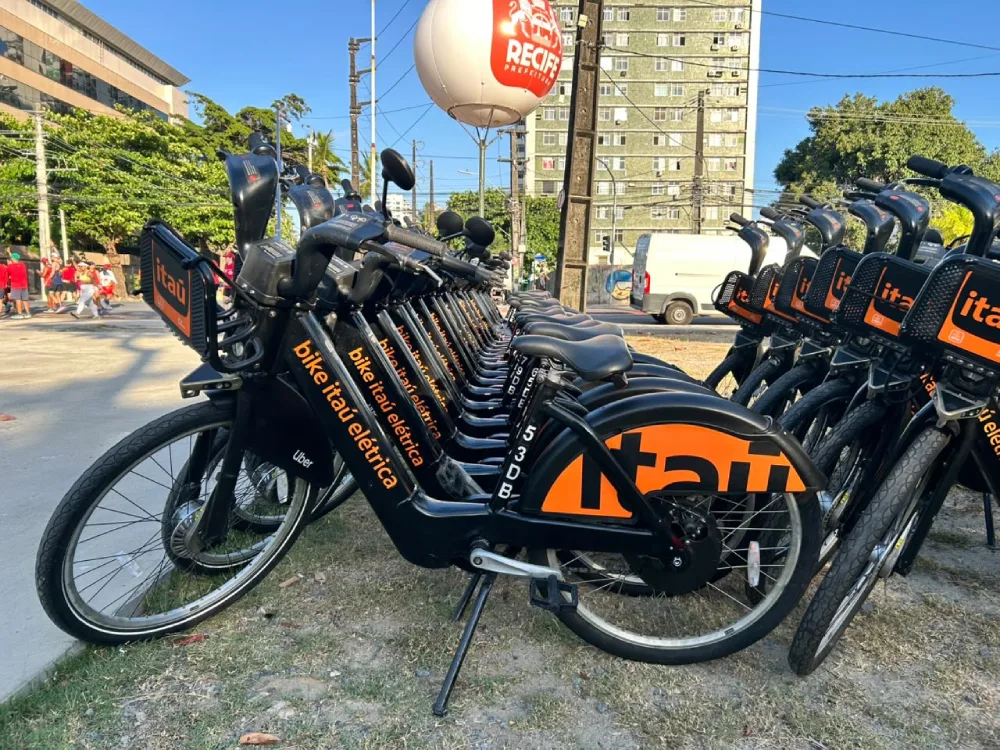 bicicletas elétricas foto divulgação Prefeitura do Recife