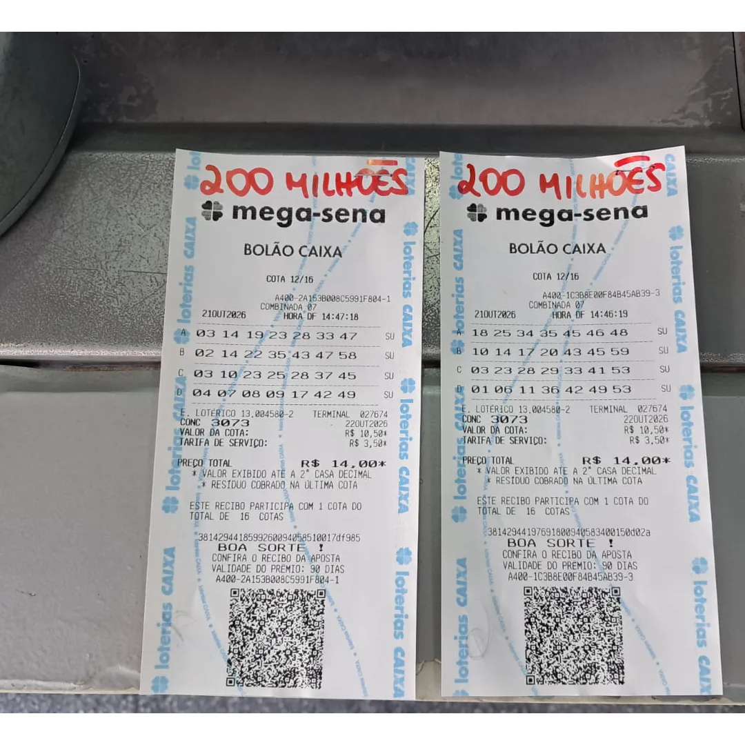 Volante da Mega-Sena para o concurso 3073, com prêmio estimado em R$ 200 milhões.