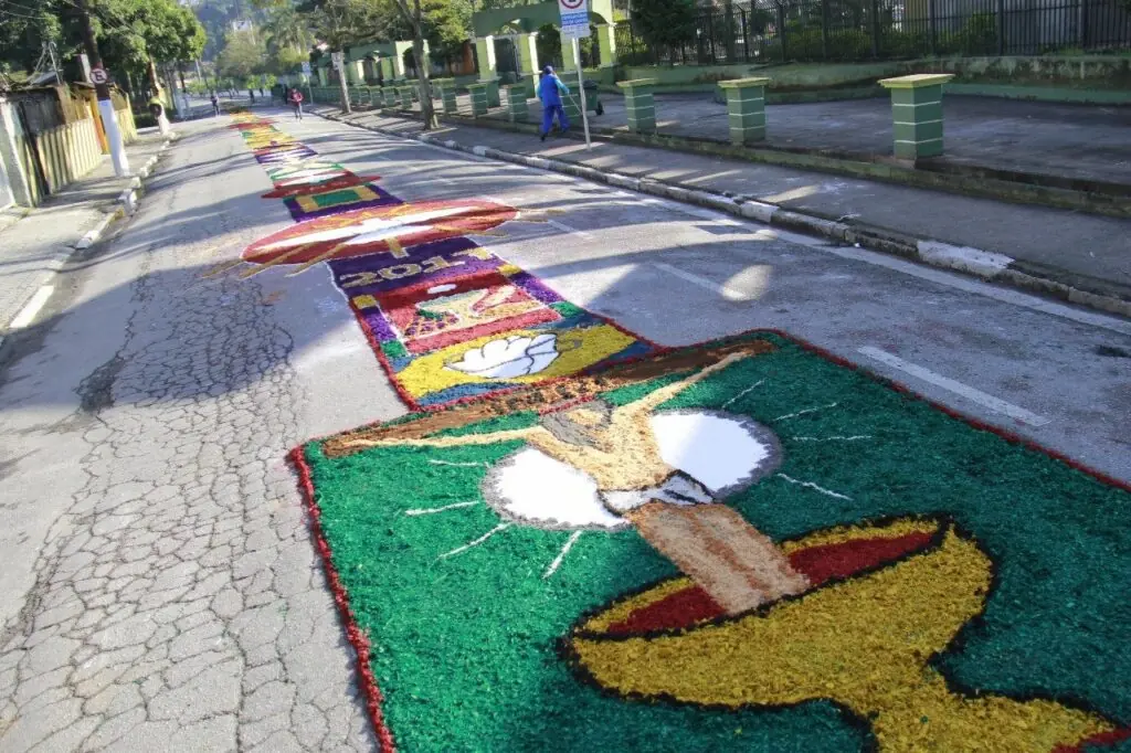 Celebração de Corpus Christi. Foto: Prefeitura de Ribeirão Pires.