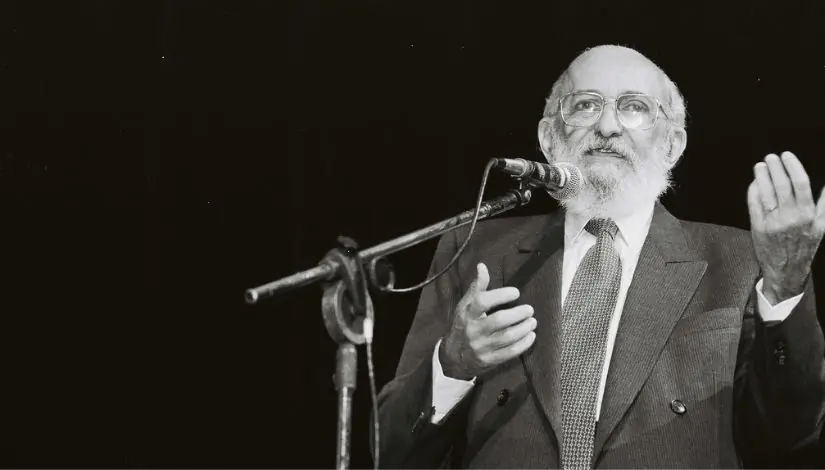 Paulo Freire. Foto: Prefeitura de São Paulo