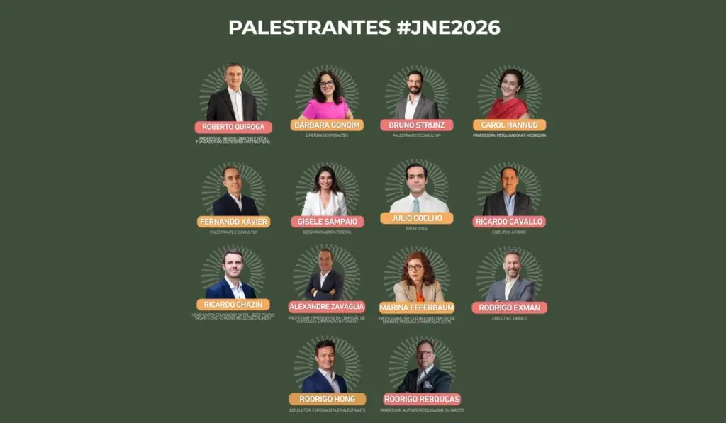 Programação do Jurídico do Nordeste 2026